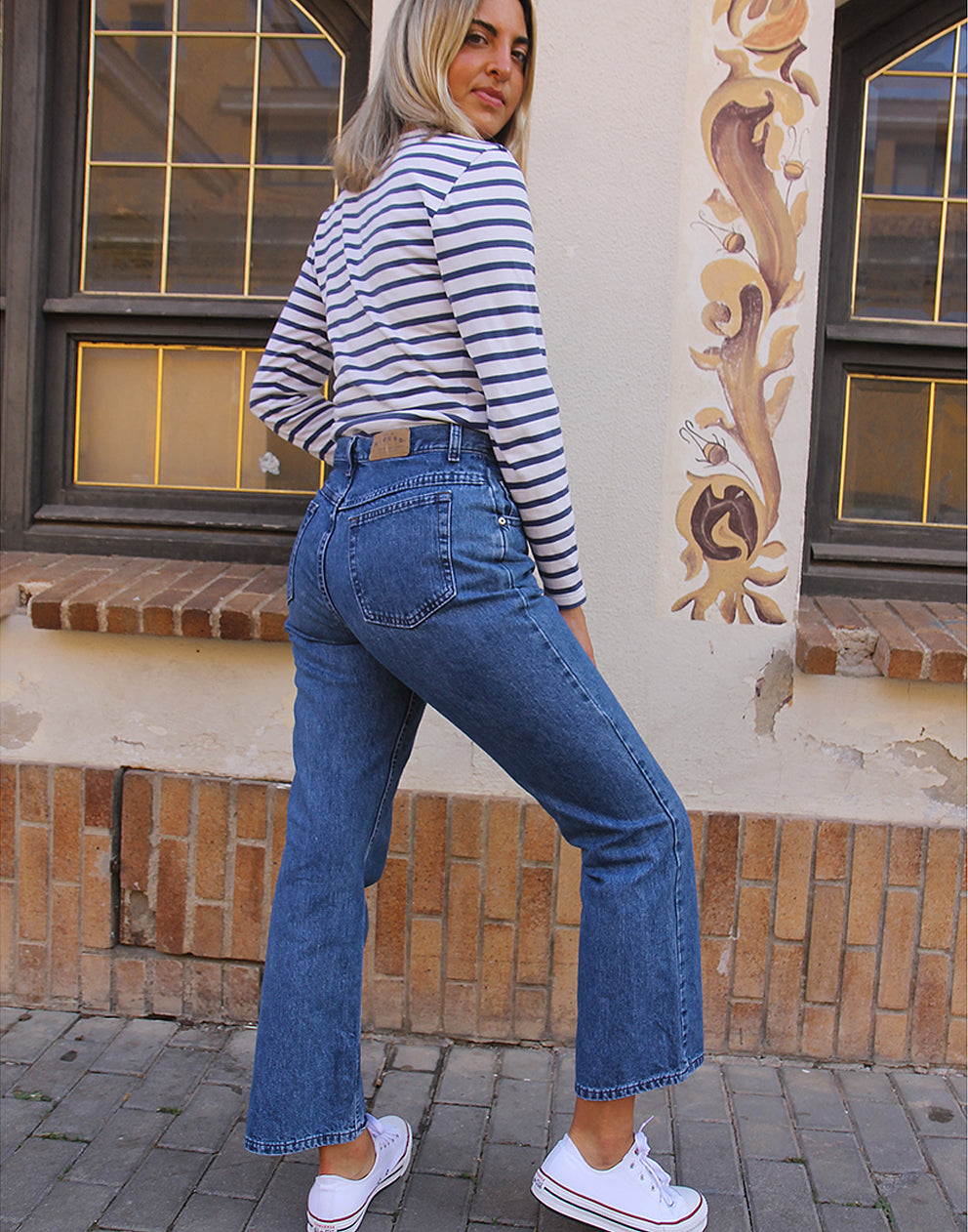 Mid Rise Jeans Blue 