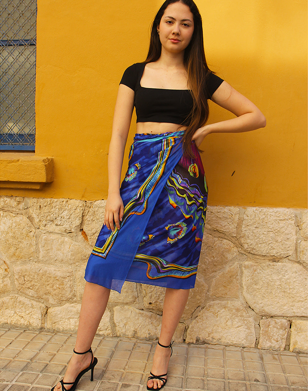 Beach Sarong in Blue