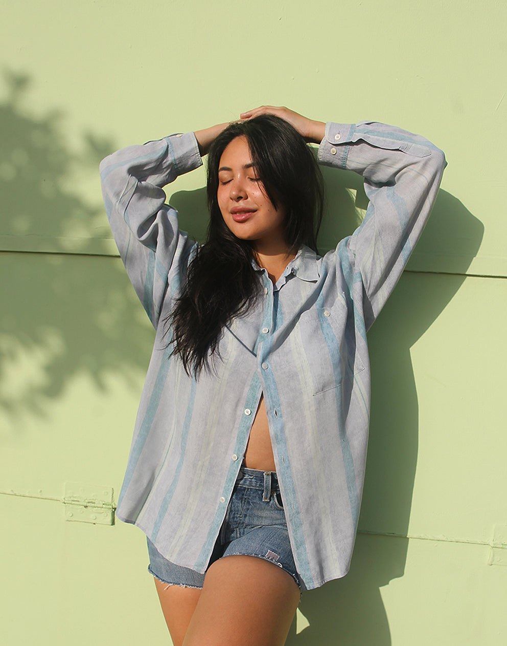 Blue Striped Shirt