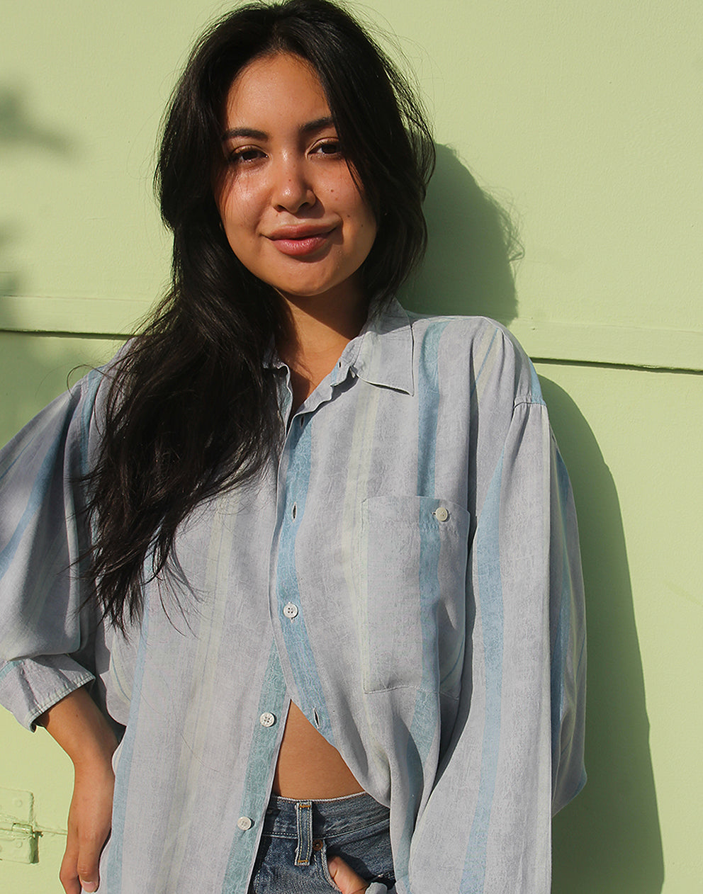 Blue Striped Shirt