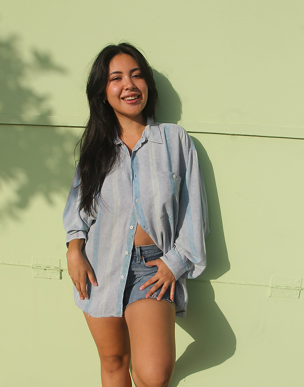Blue Striped Shirt