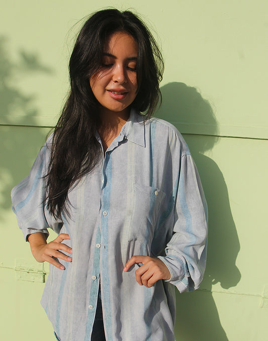 Blue Striped Shirt