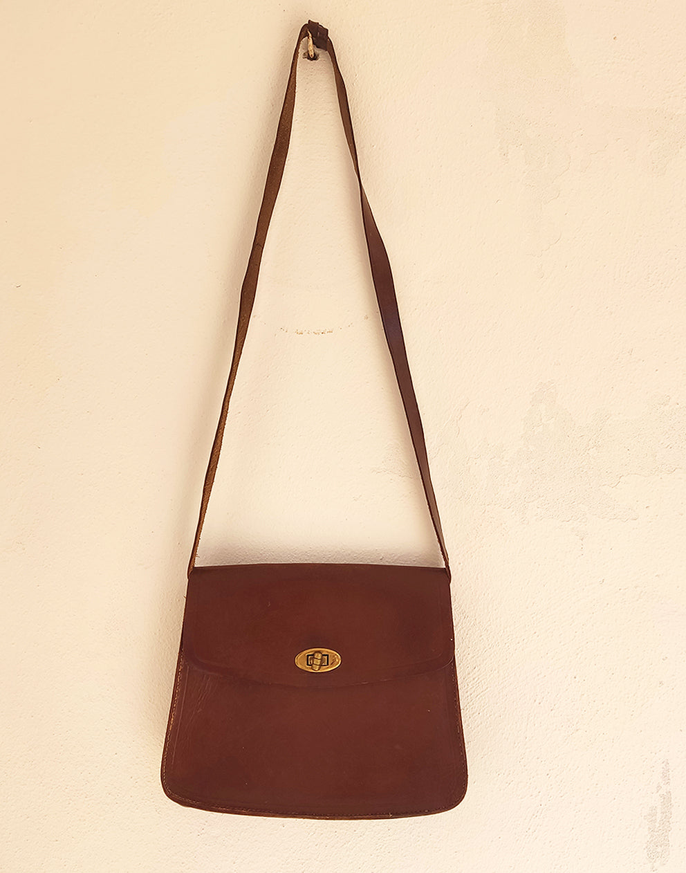 Brown Leather Handbag