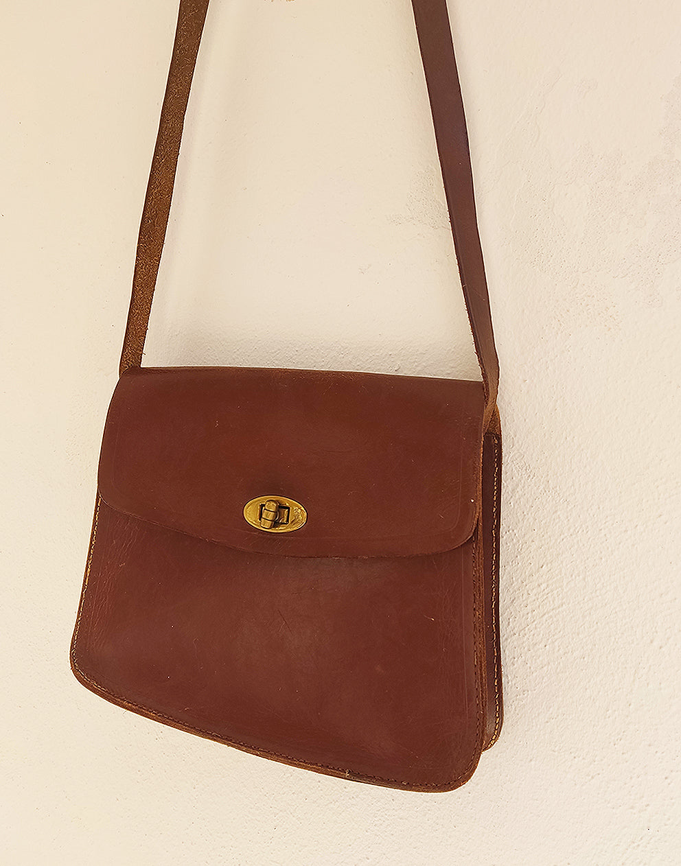 Brown Leather Handbag