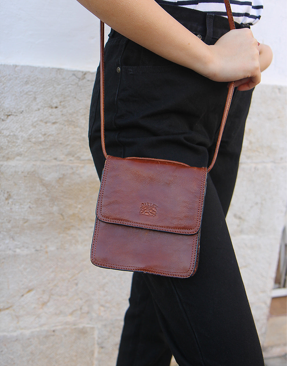 Brown Leather Handbag