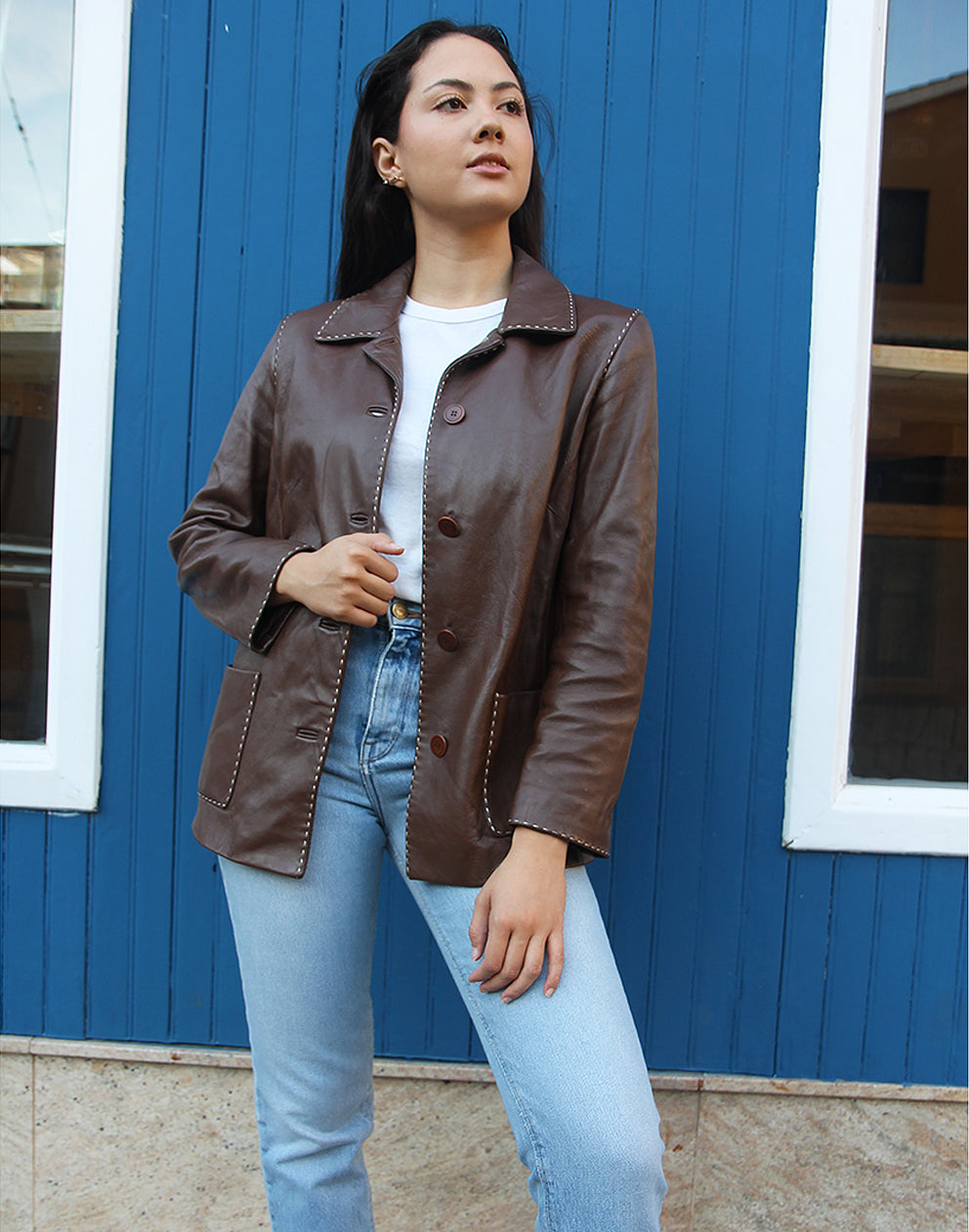 Brown Leather Jacket