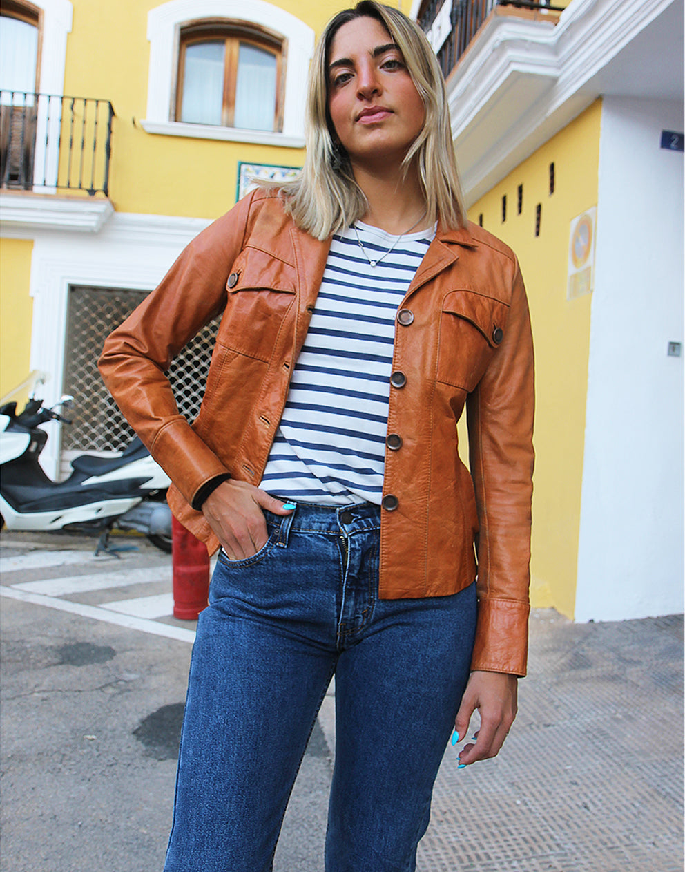 Brown Leather Jacket