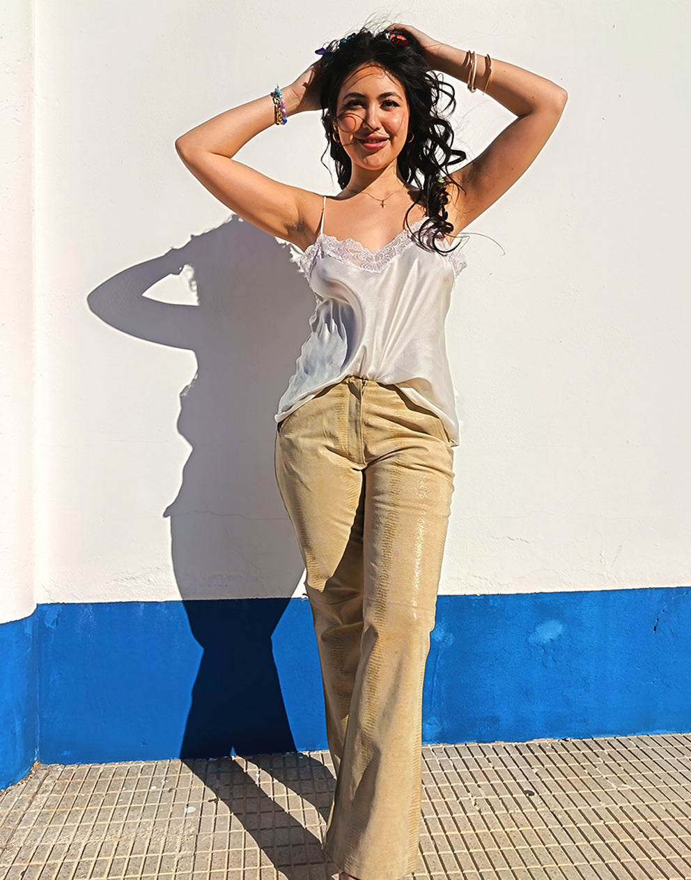 Brown Leather Trousers