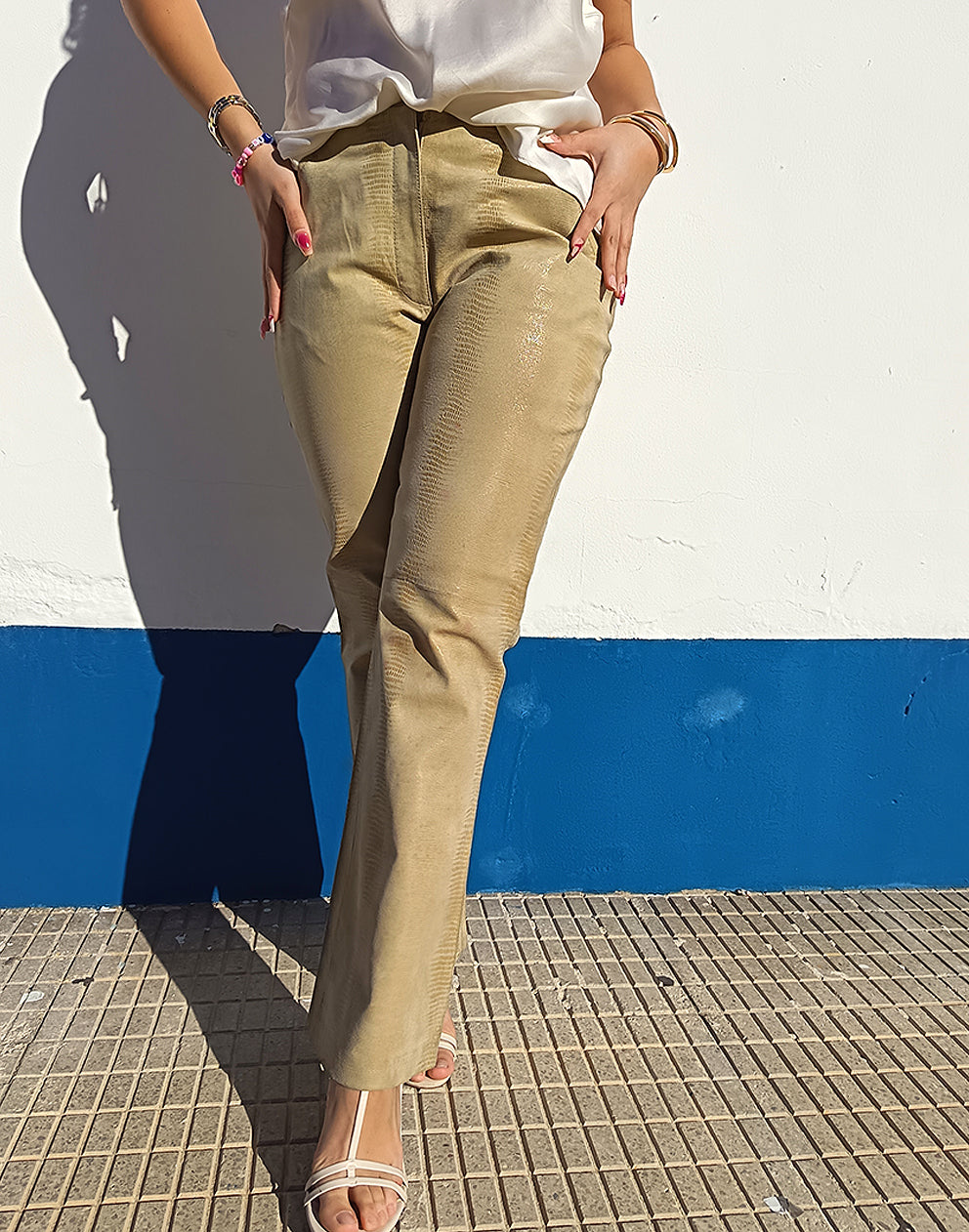 Brown Leather Trousers