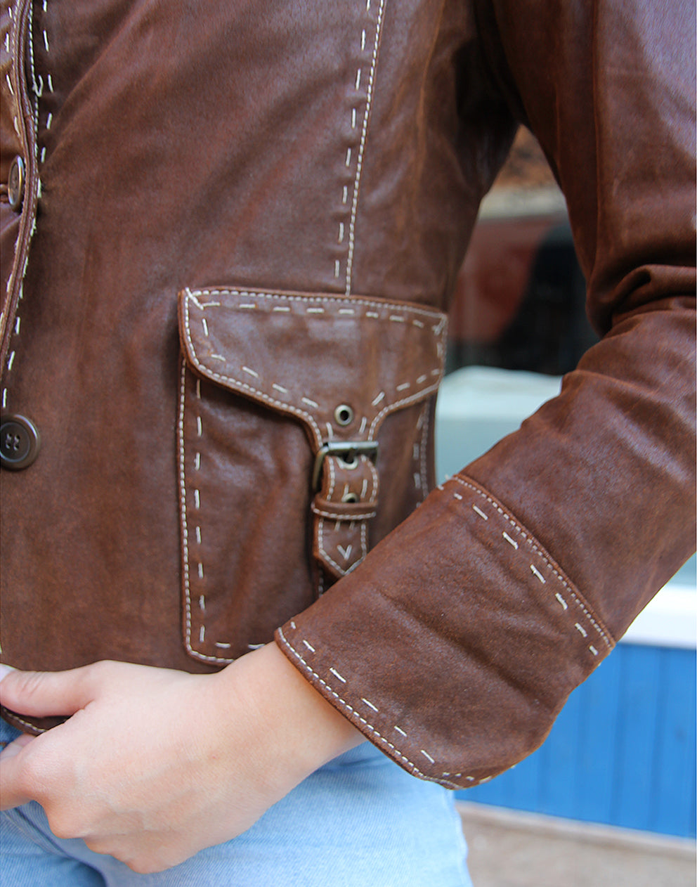 Brown Leather Jacket