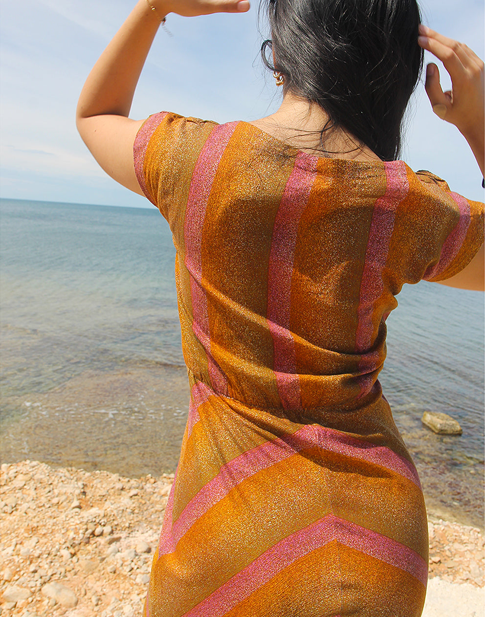 Brown Retro Dress