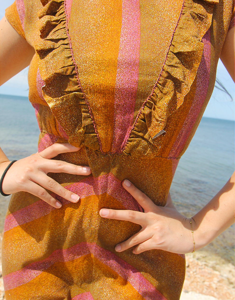 Brown Retro Dress