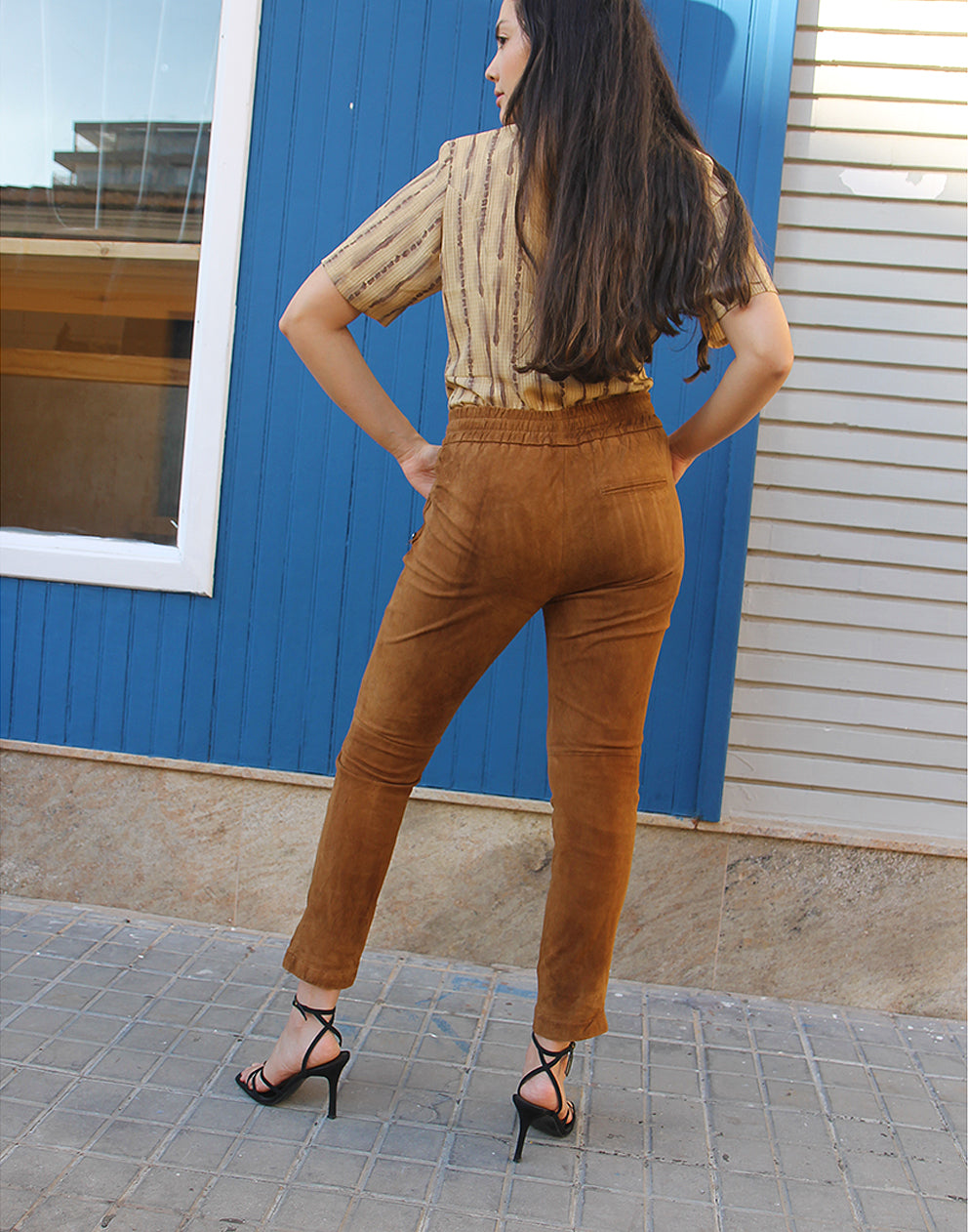 Suede Trousers