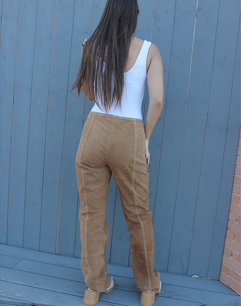 Suede Trousers