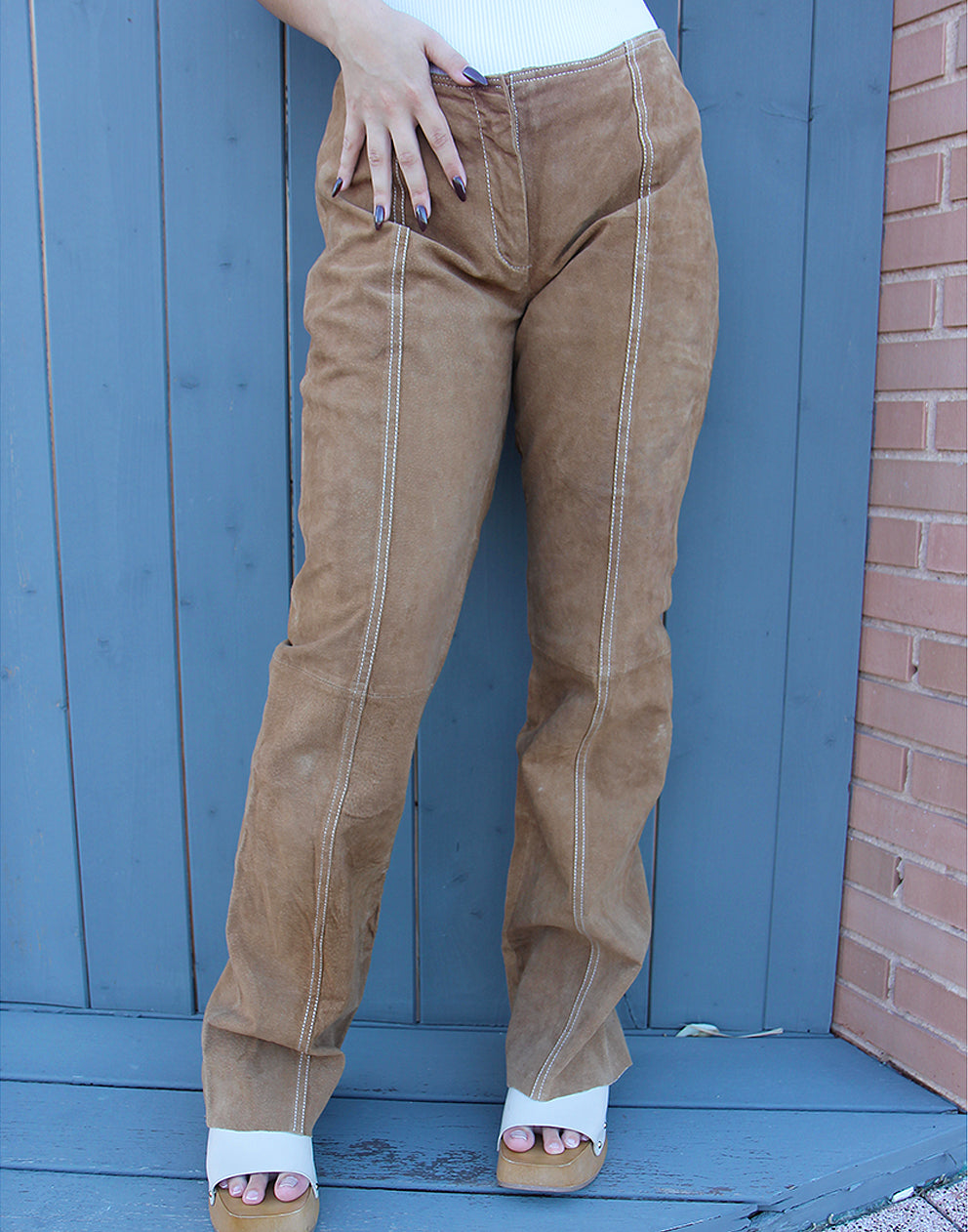Suede Trousers