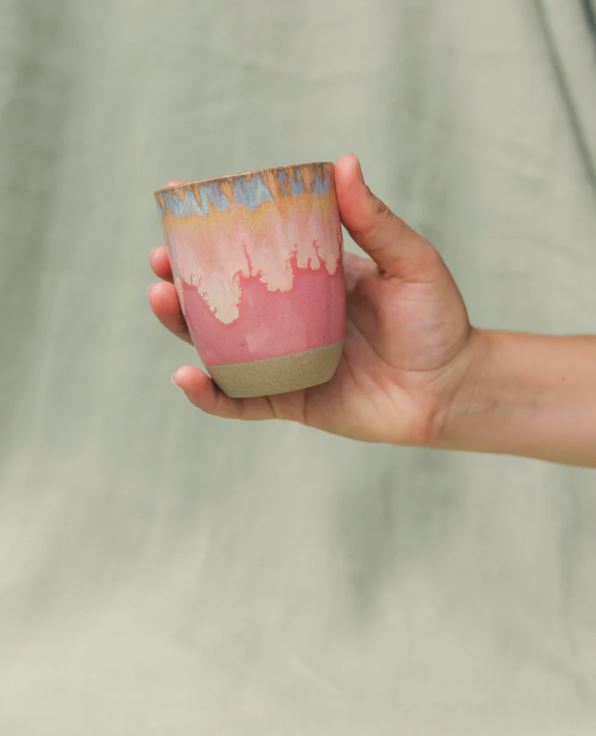 Pink Cappuccino Cup