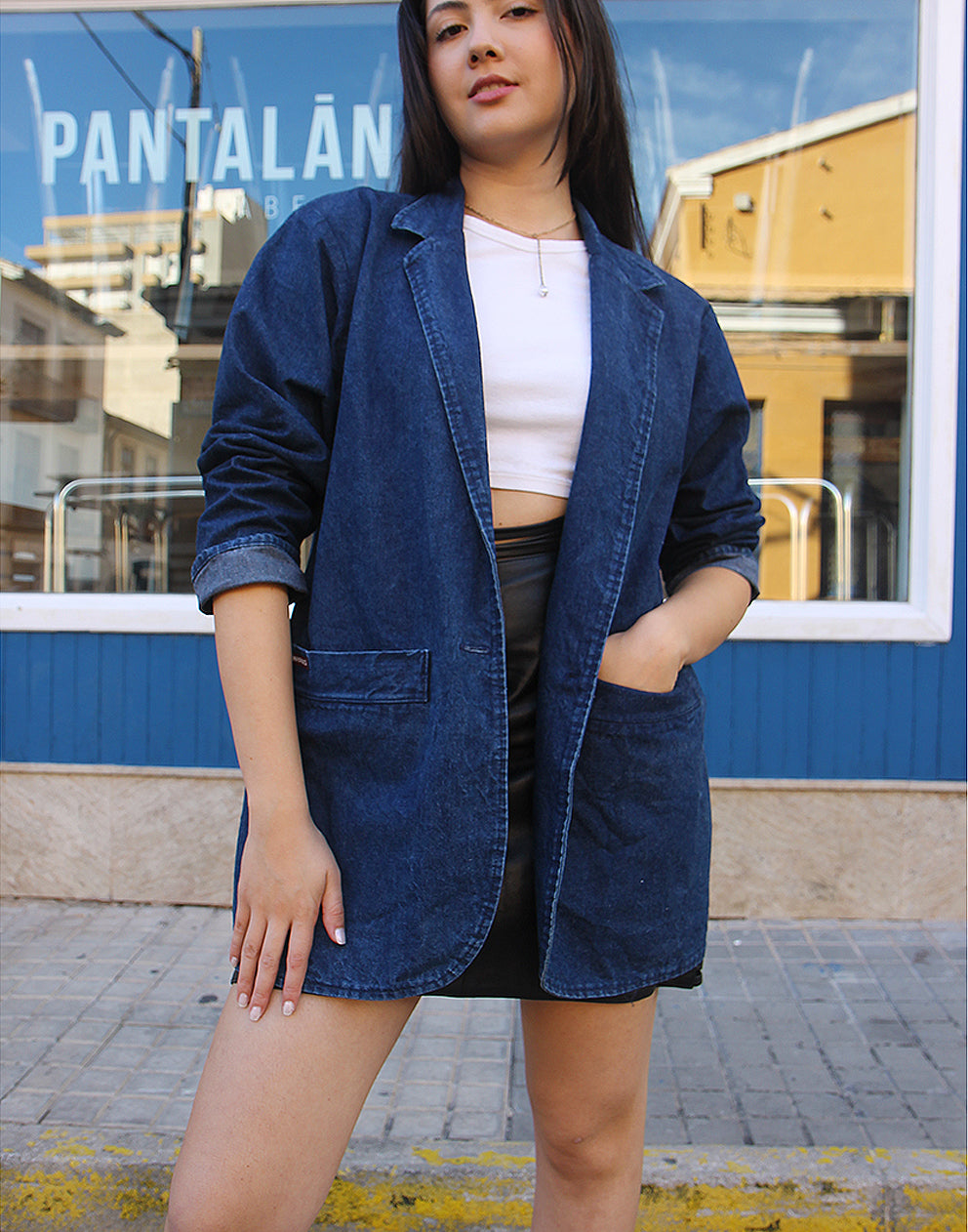 Denim Blazer