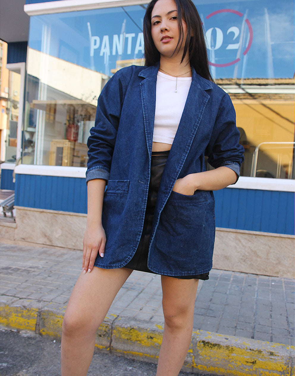 Denim Blazer