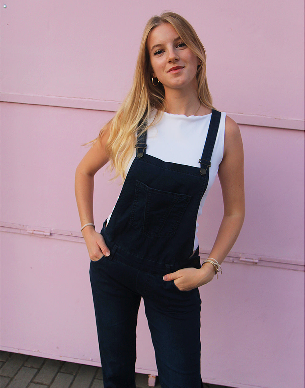 Navy Blue Dungarees