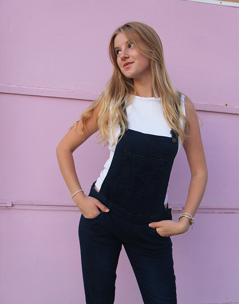Navy Blue Dungarees