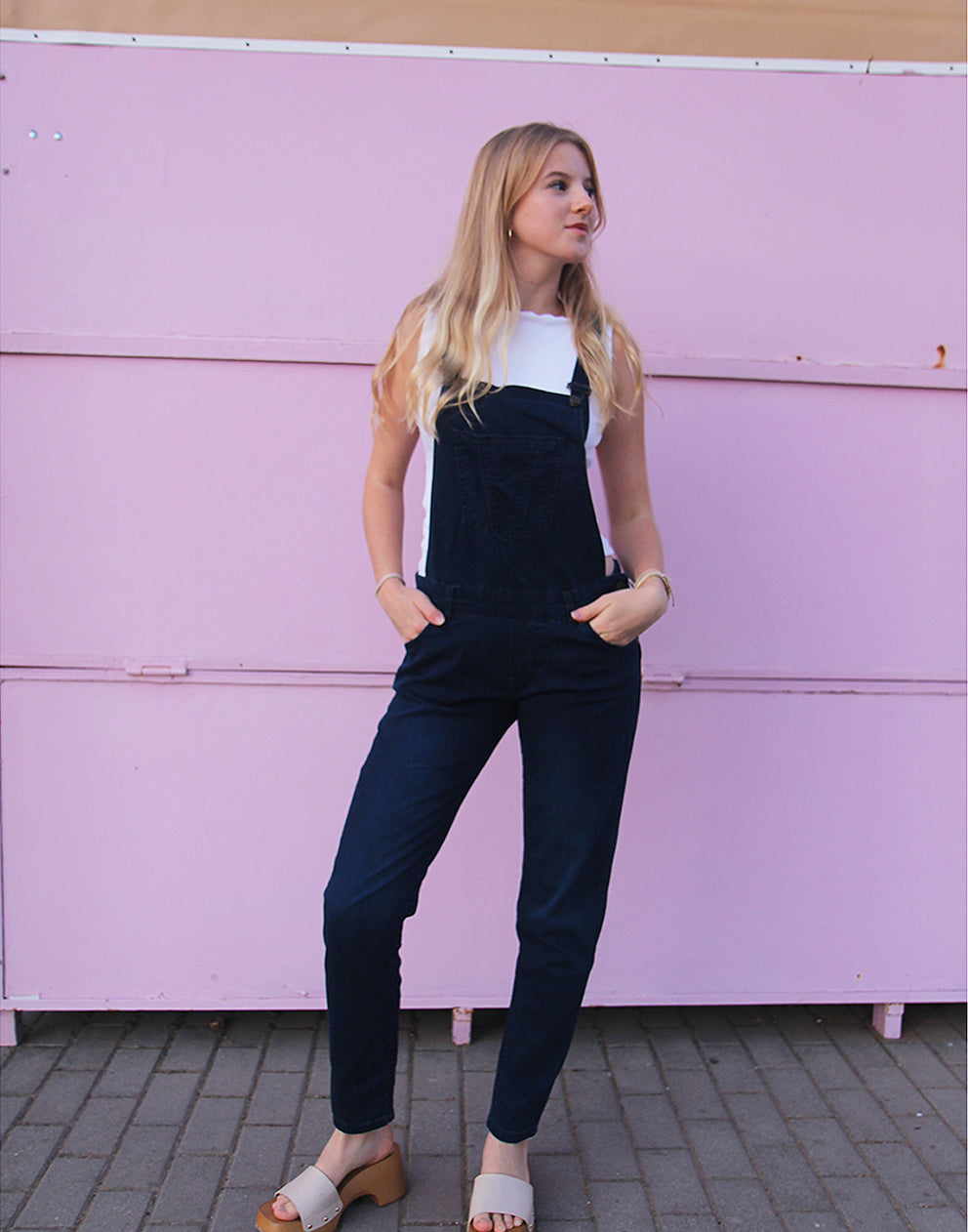 Navy Blue Dungarees