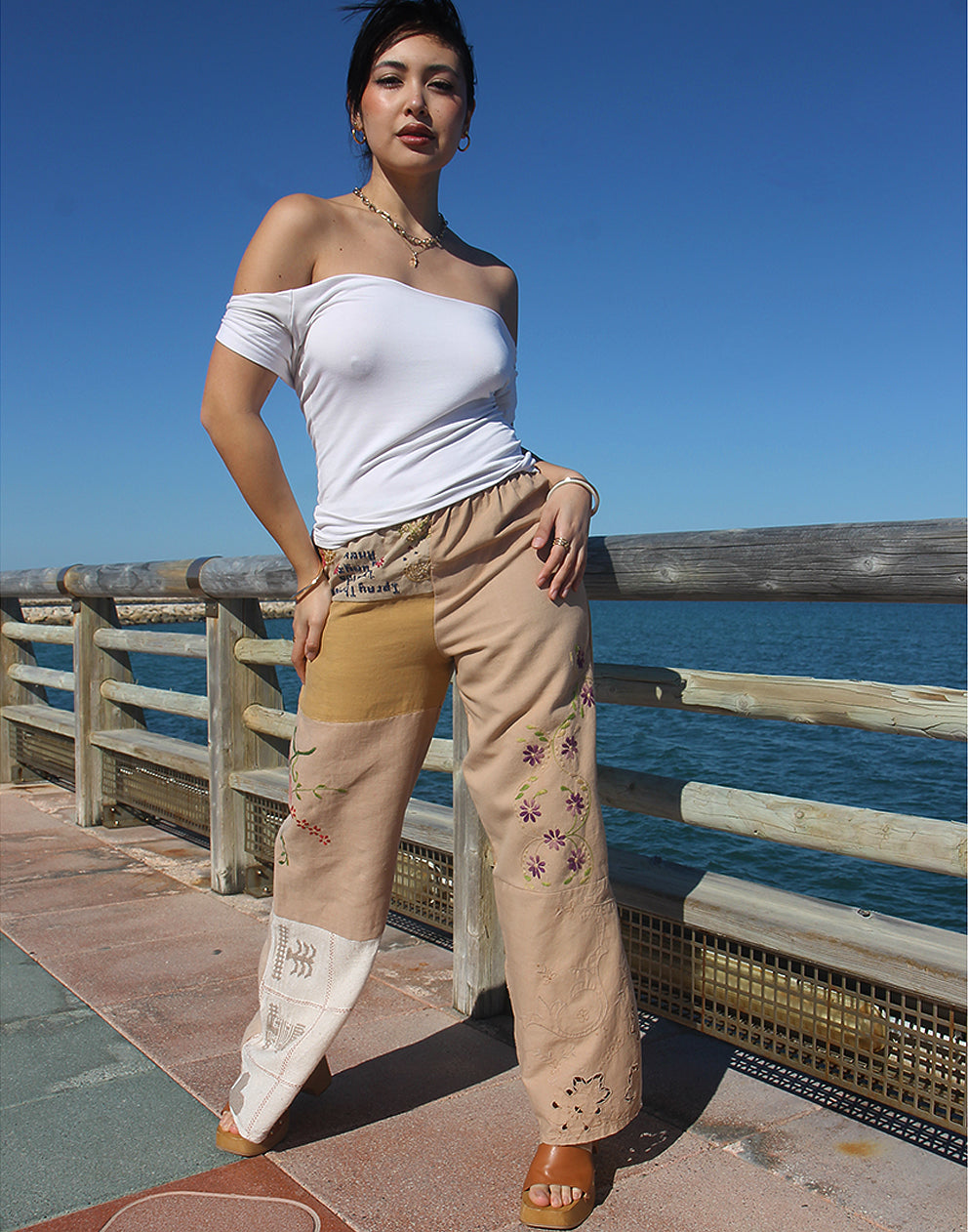 Embroidered Trousers