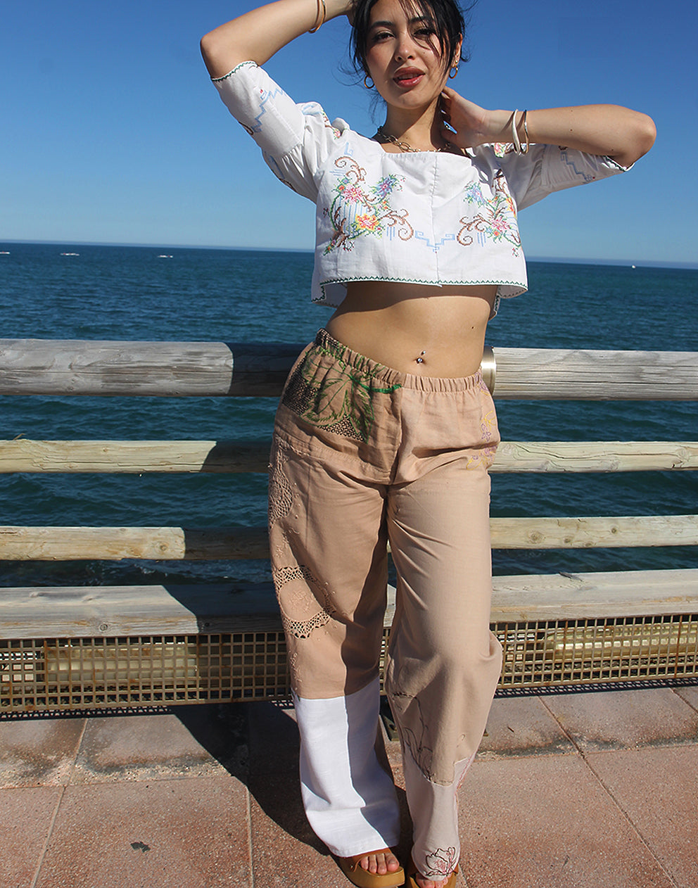 Embroidered Trousers