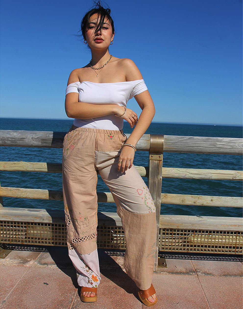 Embroidered Trousers