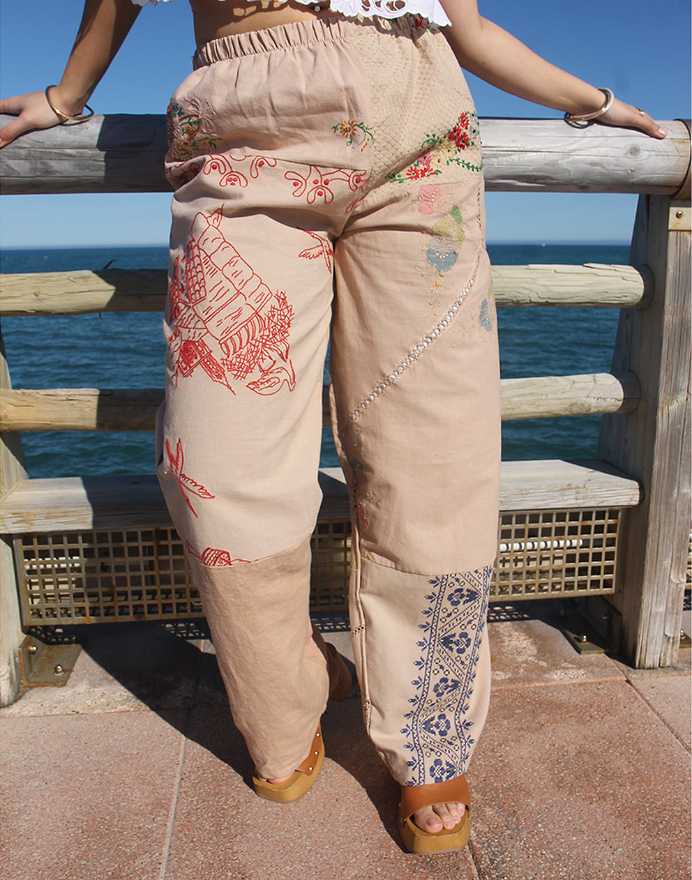 Embroidered Trousers