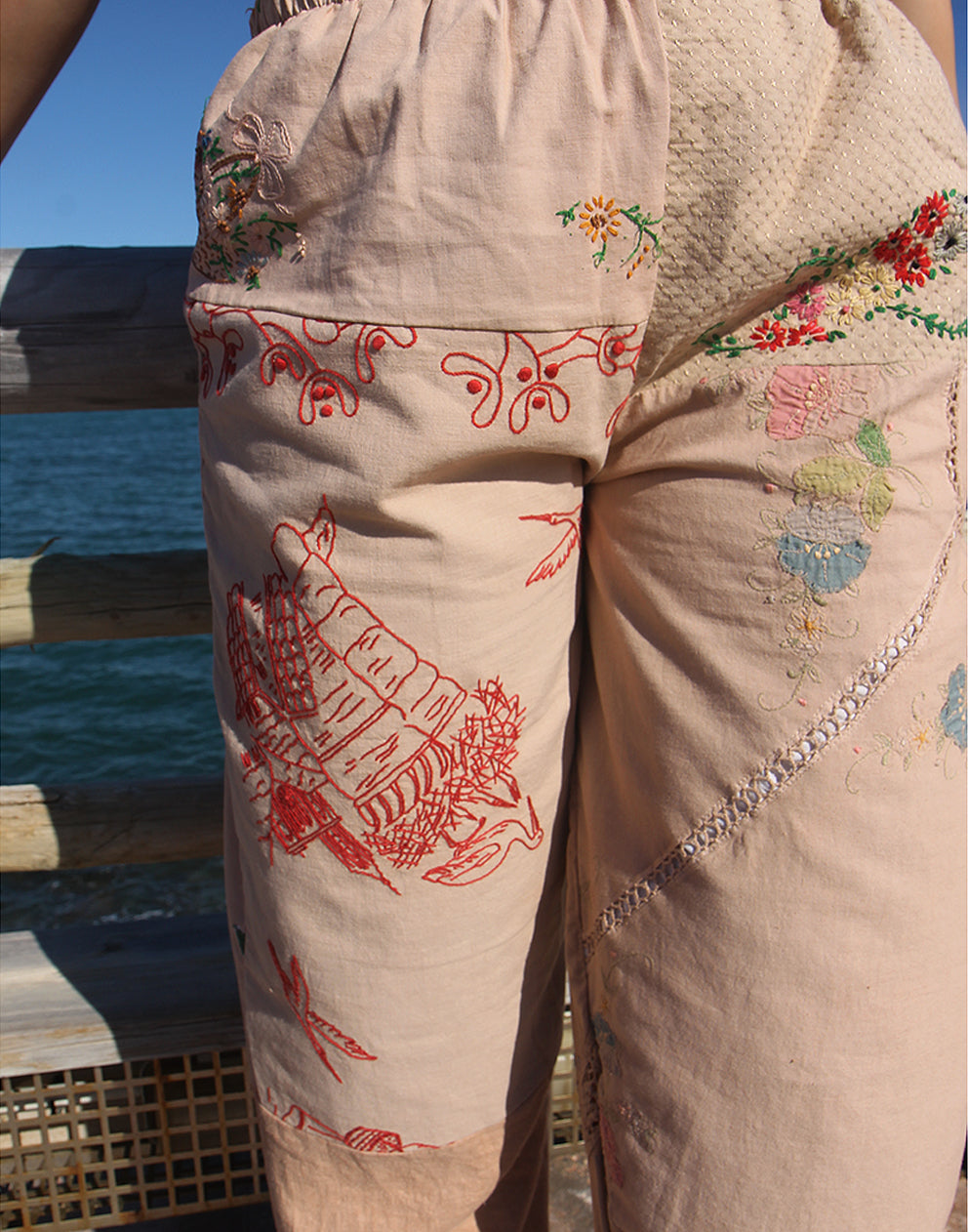 Embroidered Trousers