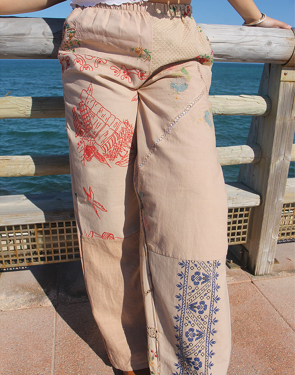 Embroidered Trousers