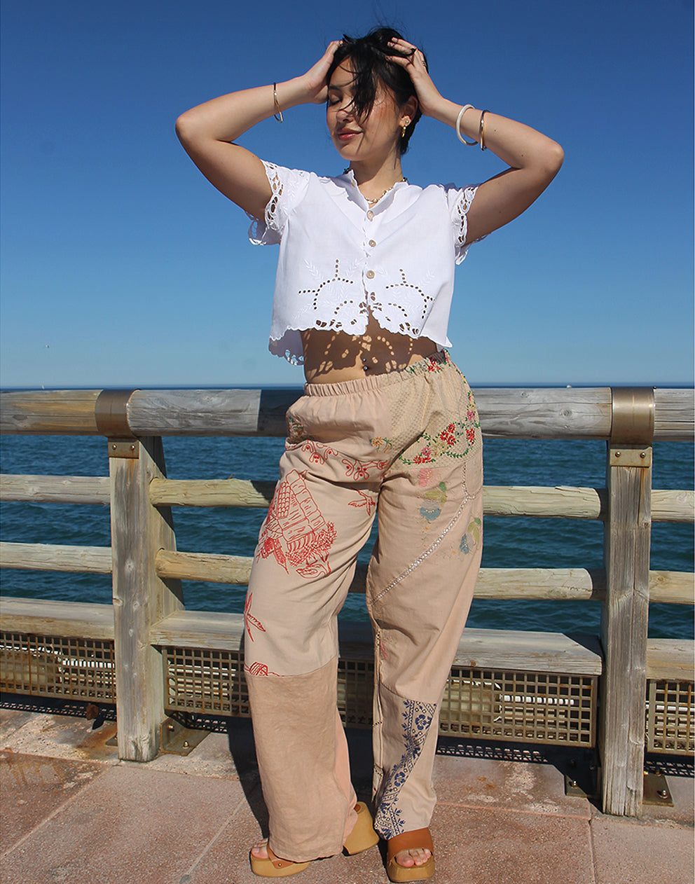 Embroidered Trousers