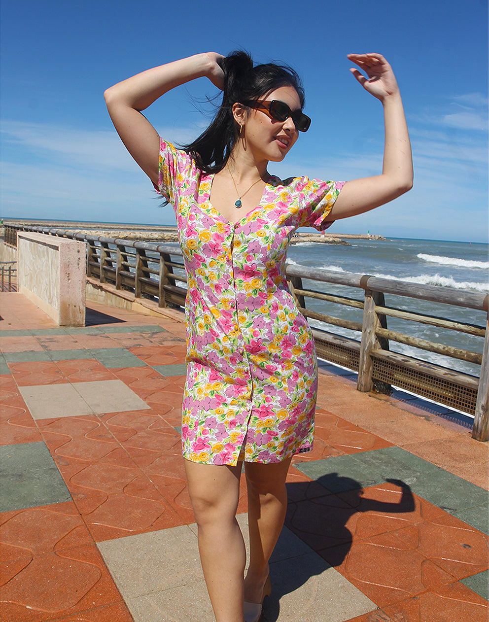 Short Floral Dress