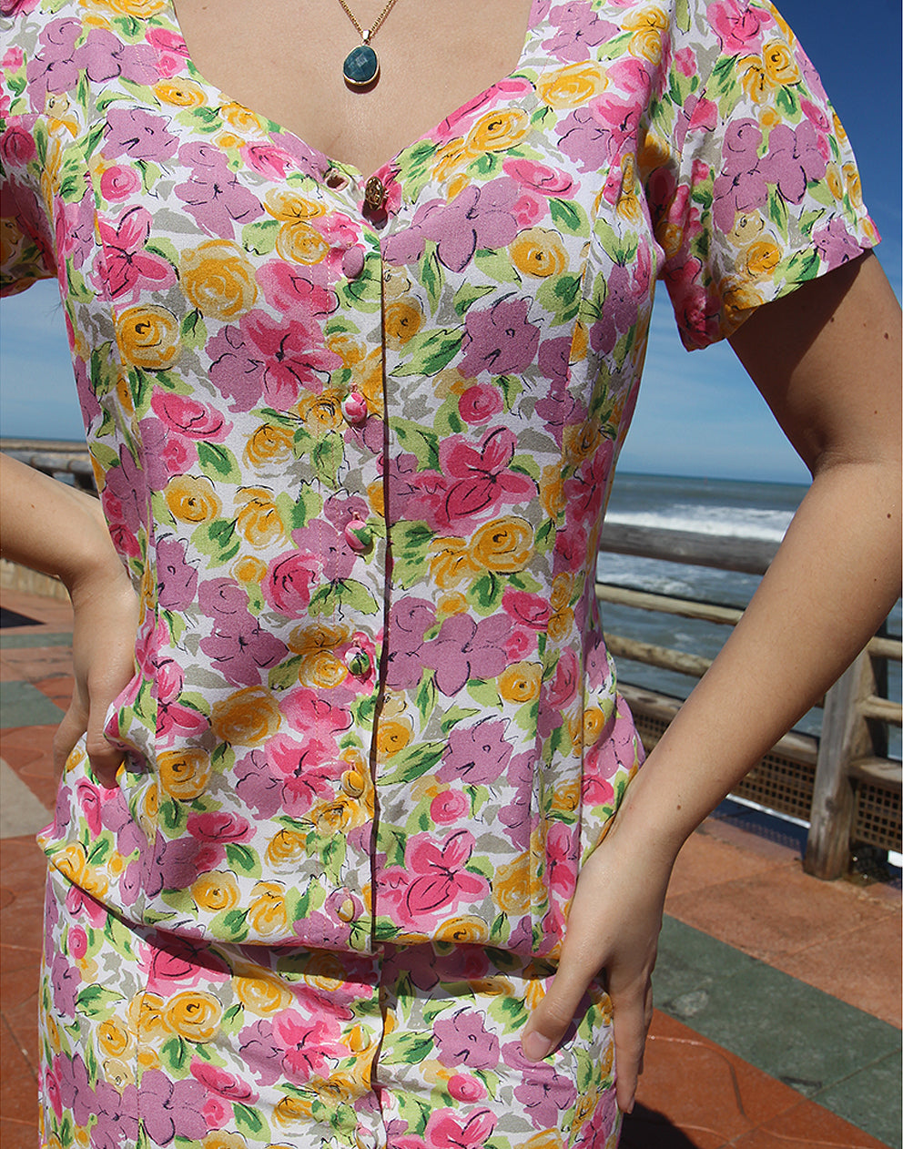 Short Floral Dress