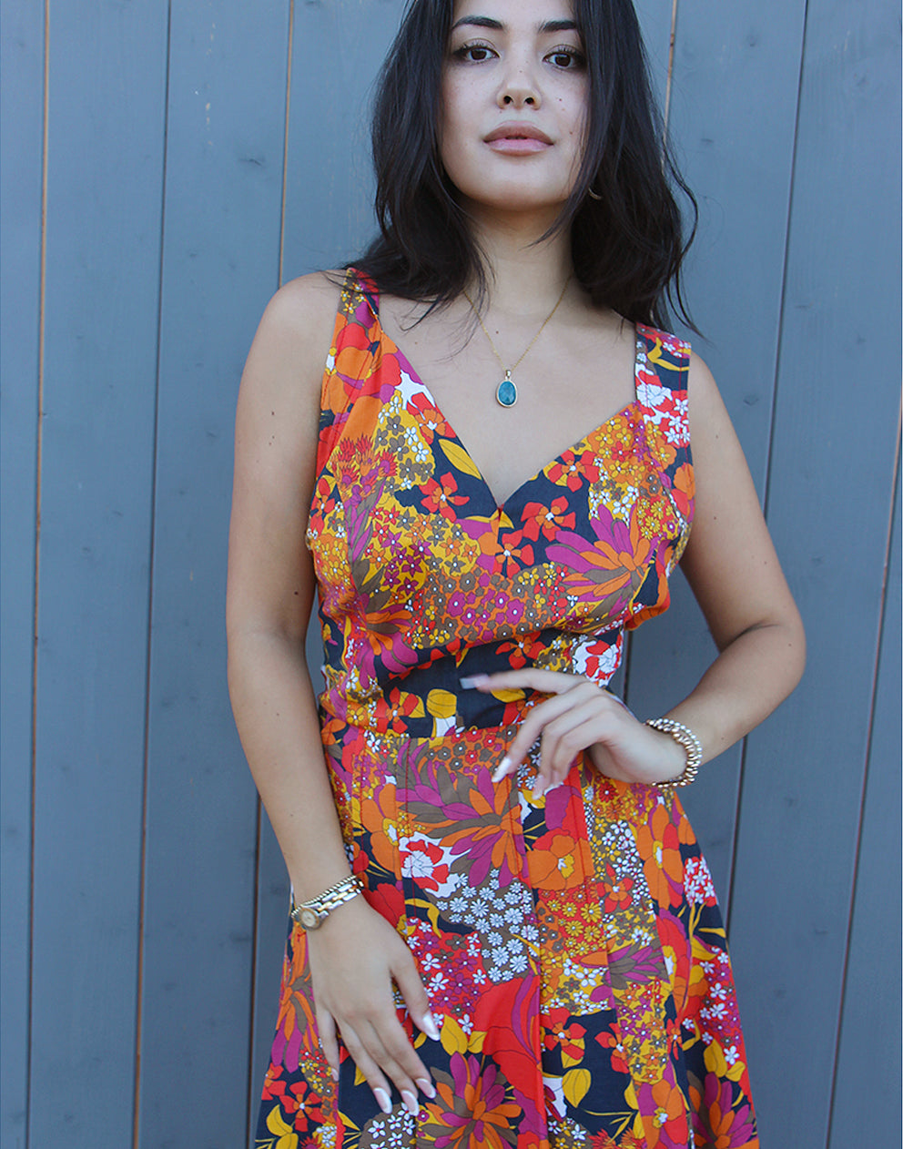 Sleeveless Midi Dress