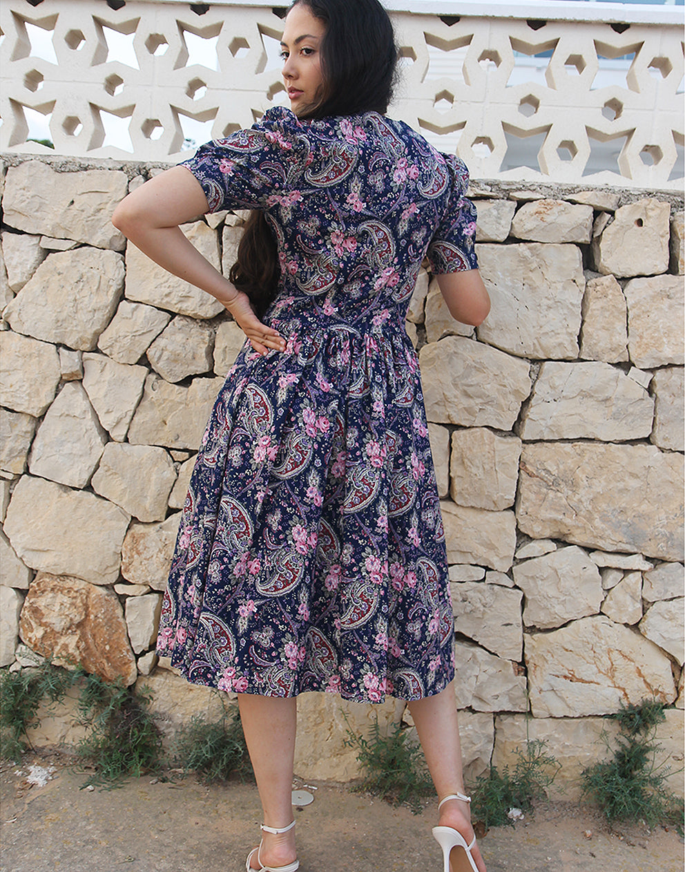 FLORAL TEA DRESS 