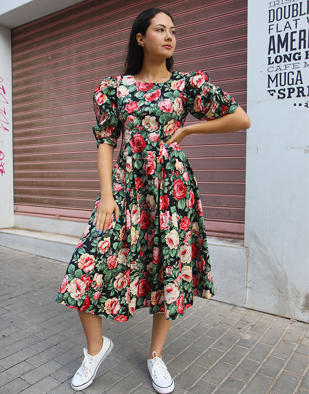 Floral Midi Dress