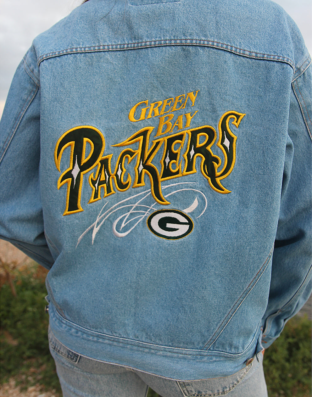 Green Bay Packers Jean Jacket