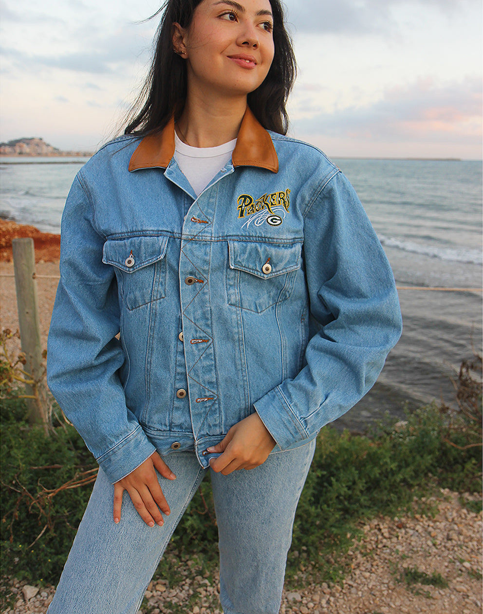 Green Bay Packers Jean Jacket