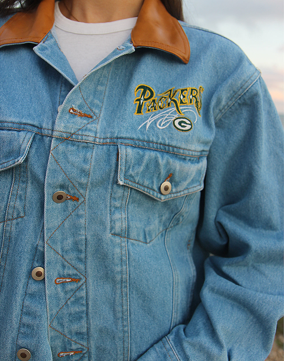 Green Bay Packers Jean Jacket