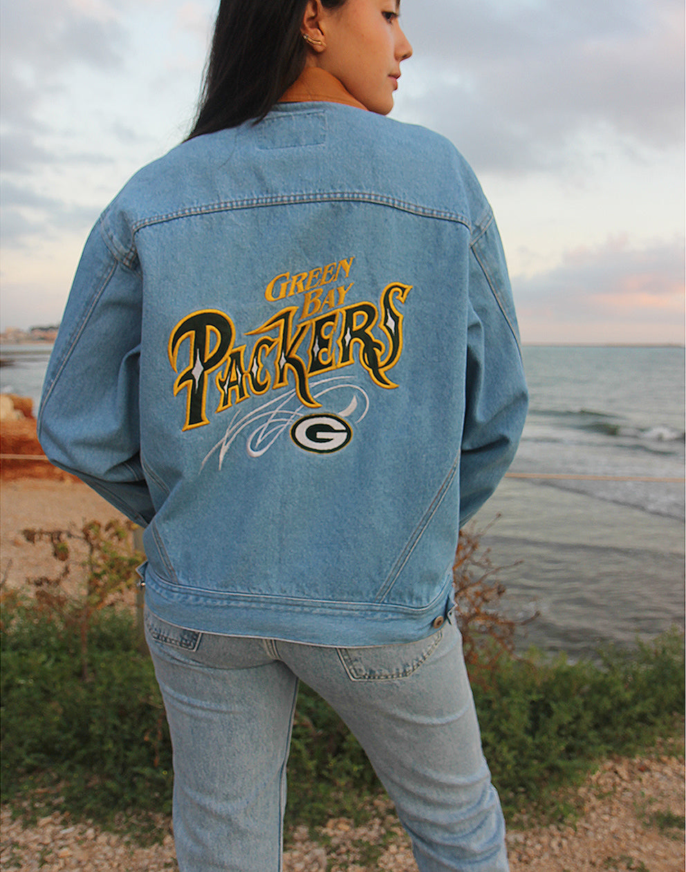 Green Bay Packers Jean Jacket