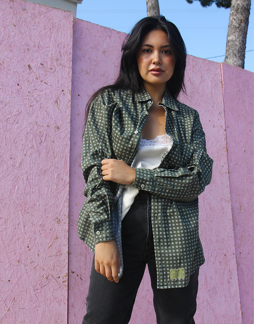 Green Long Sleeve Shirt