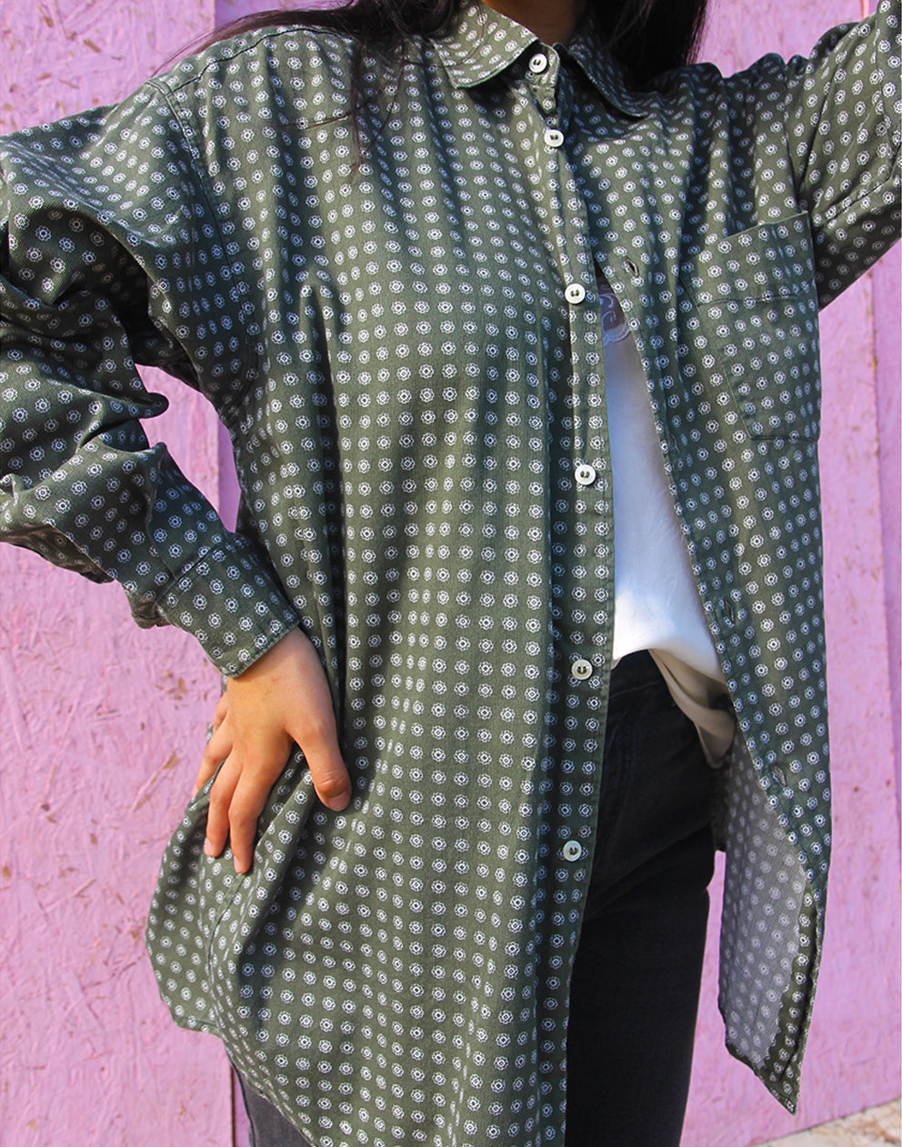Green Long Sleeve Shirt