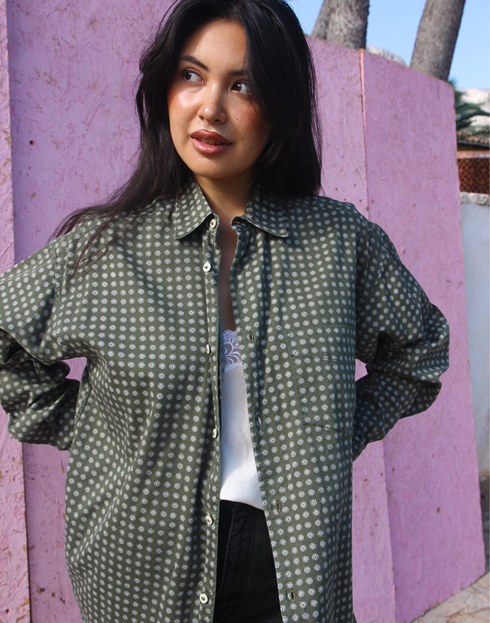 Green Long Sleeve Shirt