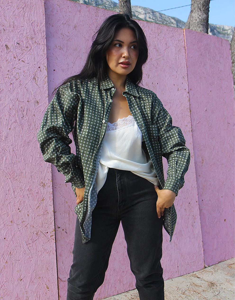 Green Long Sleeve Shirt