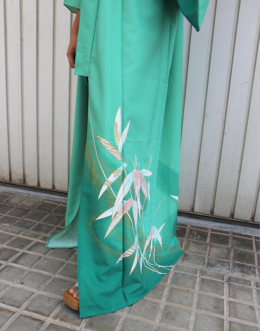 Turquoise Kimono Robe