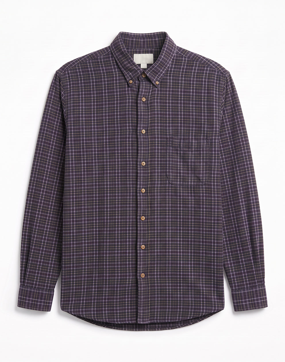 Grey Check Flannel Shirt
