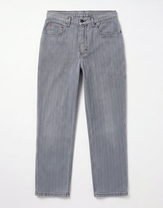 Grey Mom Jeans | Tapered Leg Jeans - W28