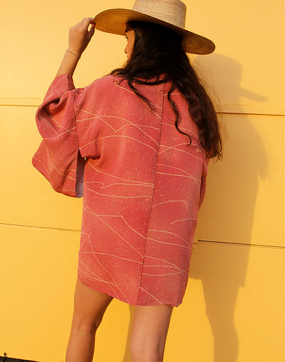 Pink Kimono Jacket