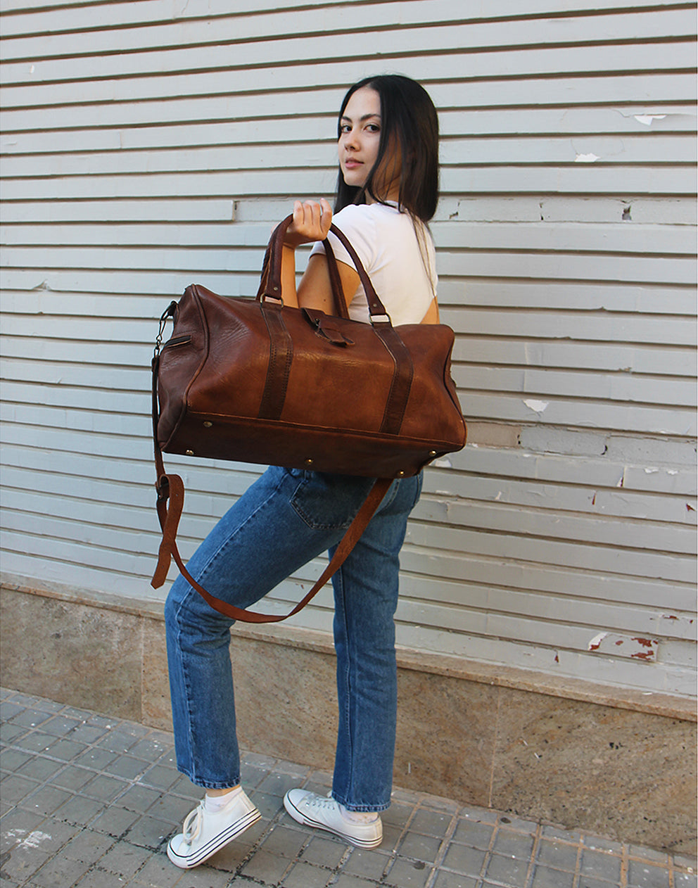 Leather Travel Bag